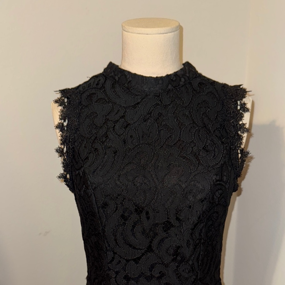 Francesca’s Black Lace Dress